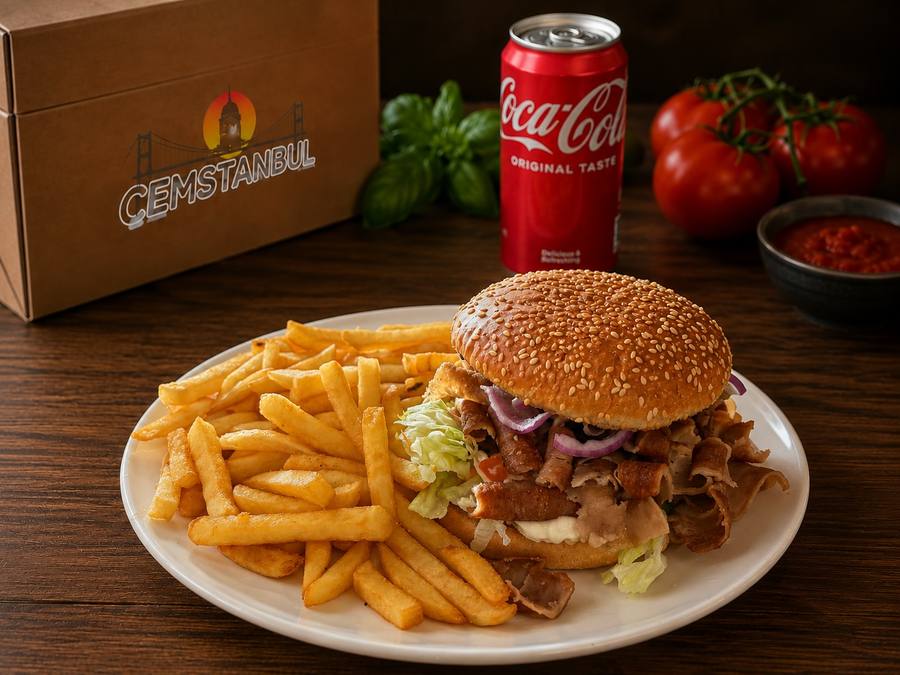Kebap Cheeseburger Menü